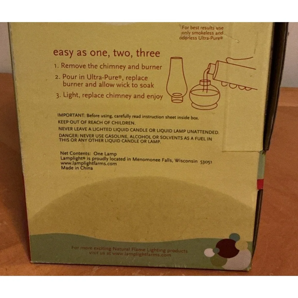 Vintage Snowman‎ Lamplight Ultra Pure Liquid Lamp, In Original Box